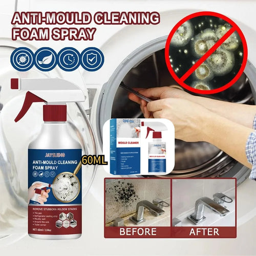 Multi Purpose Mold Cleaner Household Mildew Remover Spray Active Mildew Mould Removal Foam Cleaner for Bathroom Tiles and Walls